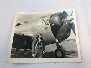 Wwii Ww2 Us U.  S.  Army Air Corps Photo,  Aircraft,  Nose Art,  Aaf,  Pilot,  War