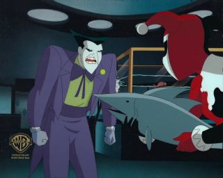 Bruce Timm Rare Harley Quinn,  Joker Cel Mad Love Classic Episode Btas Wb