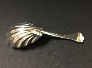 Solid Silver,  Tea Caddy Spoon.  London 1886.  Francis Higgins 6