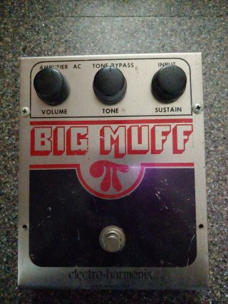 Rare Vintage Electro Harmonix Big Muff Pi Effects Pedal