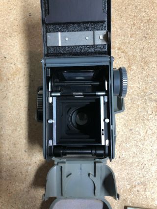 Rollei Rolleiflex Grey Baby TLR Vintage 4X4 Box Camera Schneider - Kreuznach Xenar 8