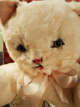 Vintage Mohair KITTY KUDDLES Knickerbocker Cat with Tag and Box 2