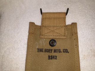vtg 1942 HOFF US WW2 WWII Barbed Wire Cutters SHEATH Military Army Field Gear 4