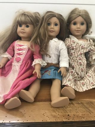 Three American Girl Dolls