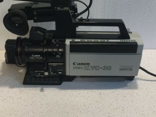 Vintage Canon Color Video Camera VC - 30 and VR - 30 Record Deck - Parts 2