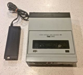 Vintage Canon Color Video Camera VC - 30 and VR - 30 Record Deck - Parts 7