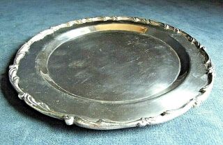 7 ".  900 Solid Silver Salver Plate C1900 137g