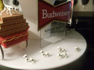Vintage Budweiser Beer World Champion Clydesdale Parade Carousel Light 2