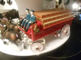 Vintage Budweiser Beer World Champion Clydesdale Parade Carousel Light 4