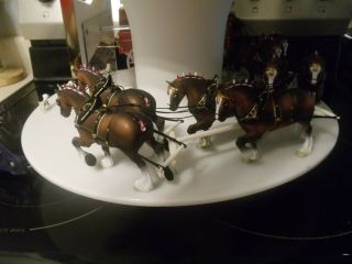 Vintage Budweiser Beer World Champion Clydesdale Parade Carousel Light 8