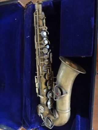 Vintage Wurlitzer American Conn Stencil Eb Alto Saxophone Pan American Model 48M 2