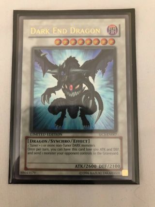 Scjs - En007 Dark End Dragon Nm/mint Yugioh Prize Card Yugioh Extremely Rare