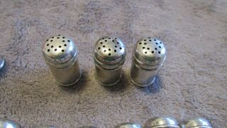SET OF 14 MATCHING GORHAM Sterling Silver A3133 Salt Pepper SHAKERS S MONO 108.  9 3