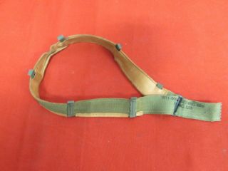 Wwii Us Army M - 1 Liner 1945 Dated And Marked Leather Sweat Band.