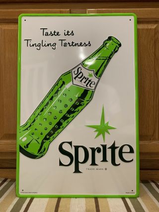 Sprite Sign Soda Pop Taste It’s Tingling Tartness Gas Station Vintage Style
