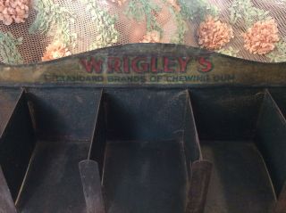Vintage Wrigley ' s Gum Counter Display Rack 1920 ' s - 1930 ' s 7