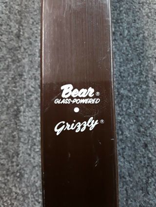 Vintage Bear Archery Glass - Powered Grizzly Recurve Bow AMO - 58 