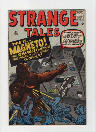 Strange Tales 84 Fn,  6.  5 Vintage Marvel Atlas Comic Pre - Hero Magneto Prototype