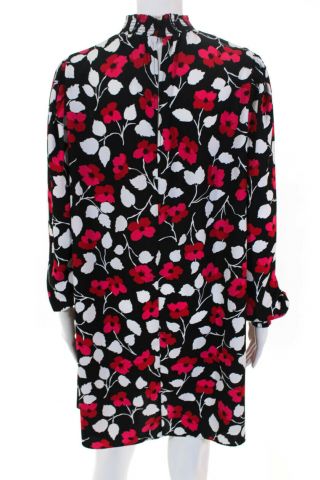 Kate Spade York Womens Vintage Fleur Crepe Dress Black Size Medium 11568445 3