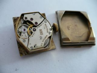 SERVICED VTG BULOVA SQUADRON MENS HOODED LUGS DRESS WRISTWATCH 1951 4