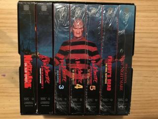 Nightmare On Elm Street Vhs Box Set Some Vintage Horror Freddy Krueger