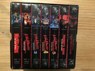 Nightmare On Elm Street VHS Box Set Some Vintage Horror Freddy Krueger 2