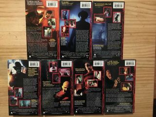 Nightmare On Elm Street VHS Box Set Some Vintage Horror Freddy Krueger 5