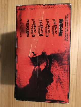 Nightmare On Elm Street VHS Box Set Some Vintage Horror Freddy Krueger 7