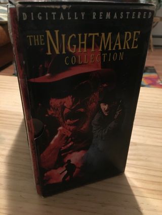 Nightmare On Elm Street VHS Box Set Some Vintage Horror Freddy Krueger 8