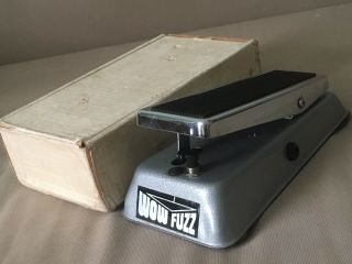 Vintage Sola Sound Wow Fuzz Pedal With Box Vox Colorsound Wah Fuzz