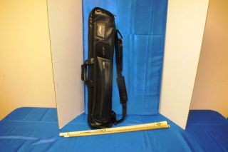 RARE Meucci PP - 4 Pearl Inlaid Pool Cue With Red Dot Shaft (double case predator) 8