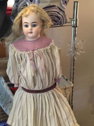 Antique Bisque Head Doll 1894 Am Dep 9 Armand Marseille Sleep Eyes Hard Body