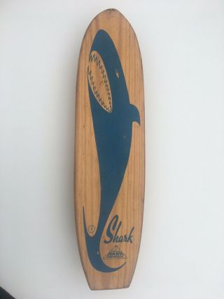 Vintage Nash Shark,  Sidewalk Surfboard,  60’s Skateboard 1 Blue