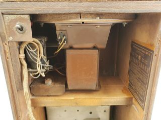Vintage 1931 Westinghouse Columinaire WR - 8 Grandfather Radio PARTS ONLY 2715 6