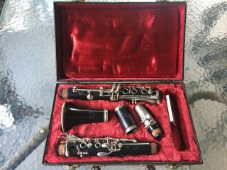 Vintage Evette Buffet Crampon Master Model Clarinet With Case