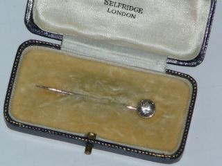 Antique Victorian 18ct Diamond Stick Pin