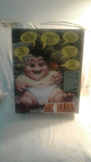 Vintage talking BABY SINCLAIR pull string plush doll from DINOSAURS HASBRO 1991 3