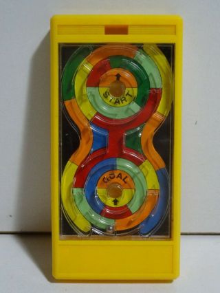 Vintage 1976 Epoch Co.  Ltd.  Hand Held Pinball Maze Game Hong Kong