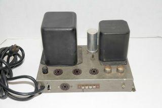Vintage Heathkit Tube Power Amp With Stancor Transformer