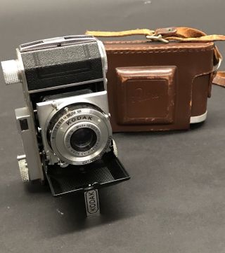 Vintage Kodak Retina 35mm Camera w/ Ektar 50mm f3.  5 Lens W/Leather Case 6