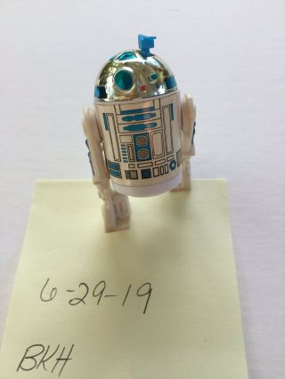 Vintage Star Wars 1977 R2 - D2 With Sensor Scope And Head Clicking Stiff Joints.