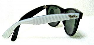 Ray - Ban USA NOS Vintage B&L Wayfarer II W0496 Electr Pearl - Ebony Sunglasses 7