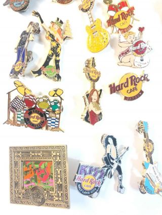 Vintage Hard Rock Cafe Pin Limited Edition Of 200 LA Las Vegas Sanfransico SLC, 7