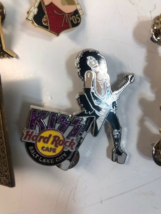 Vintage Hard Rock Cafe Pin Limited Edition Of 200 LA Las Vegas Sanfransico SLC, 8