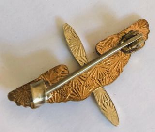 WW2 World War Vintage PROPELLER WING CAP BADGE 3 