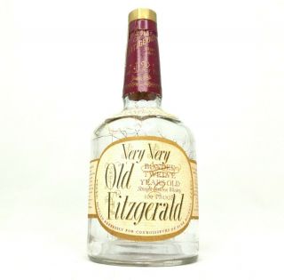 Vintage Stitzel Weller Very Very Old Fitzgerald 12 Year Bottle Kentucky Bourbon