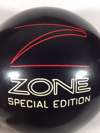 15 Lb Brunswick Late 90’s Vtg Danger Zone Special Edition Red Alert Bowling Ball
