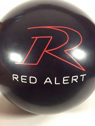 15 Lb Brunswick Late 90’s Vtg Danger Zone Special Edition Red Alert Bowling Ball 2