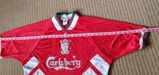 Liverpool 1993 - 95 Home Vintage Football Shirt - size large 40 - 42 chest 3
