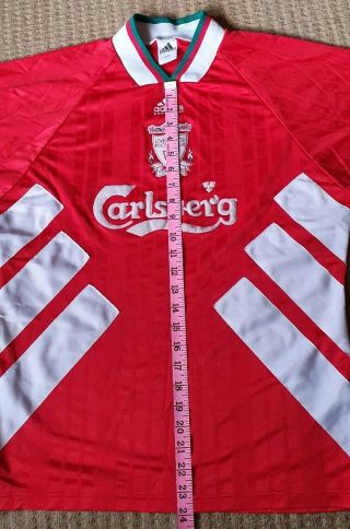 Liverpool 1993 - 95 Home Vintage Football Shirt - size large 40 - 42 chest 5